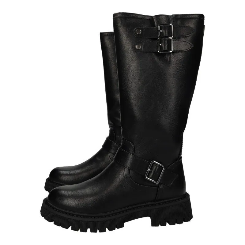 172324 Botas Caña alta color NEGRO