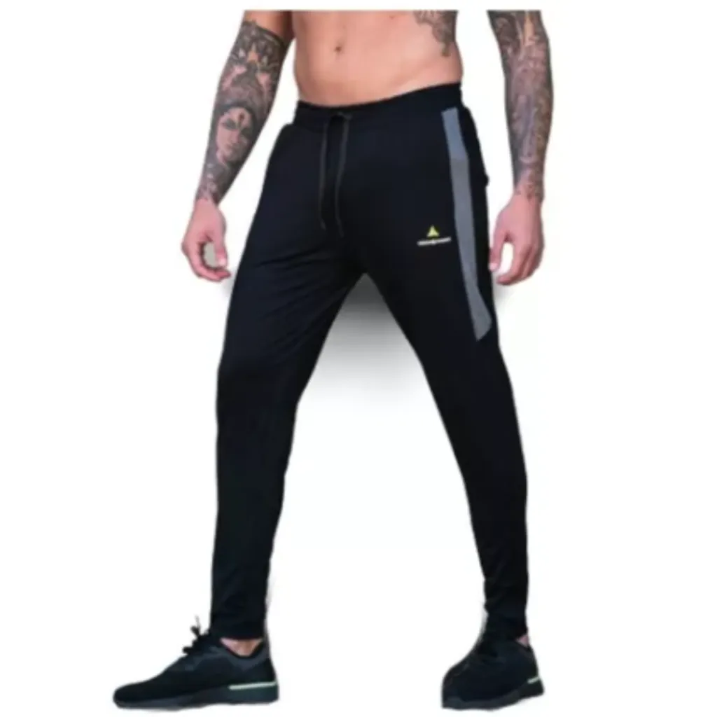 2 Pack Lycra and Fleece Black Pants - Wall and Plycc