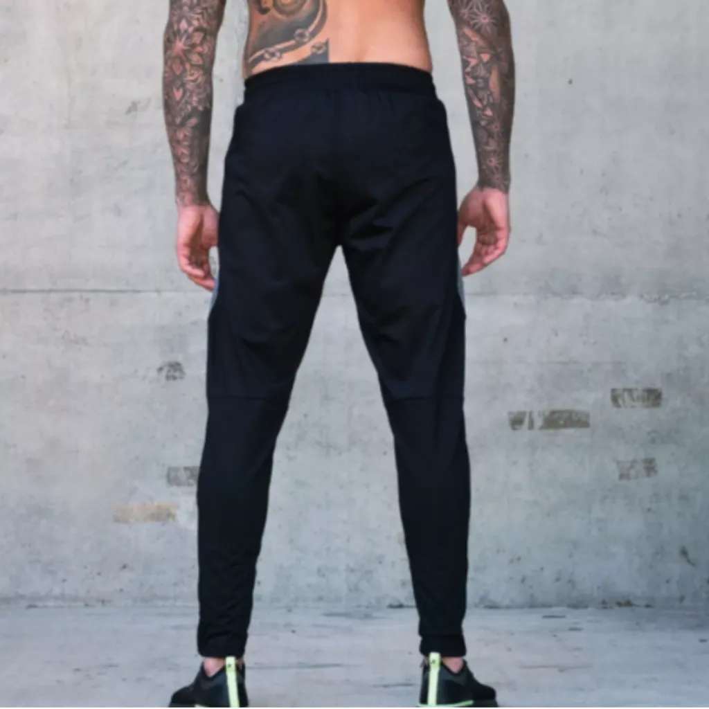 2 Pack Lycra and Fleece Black Pants - Wall and Plycc