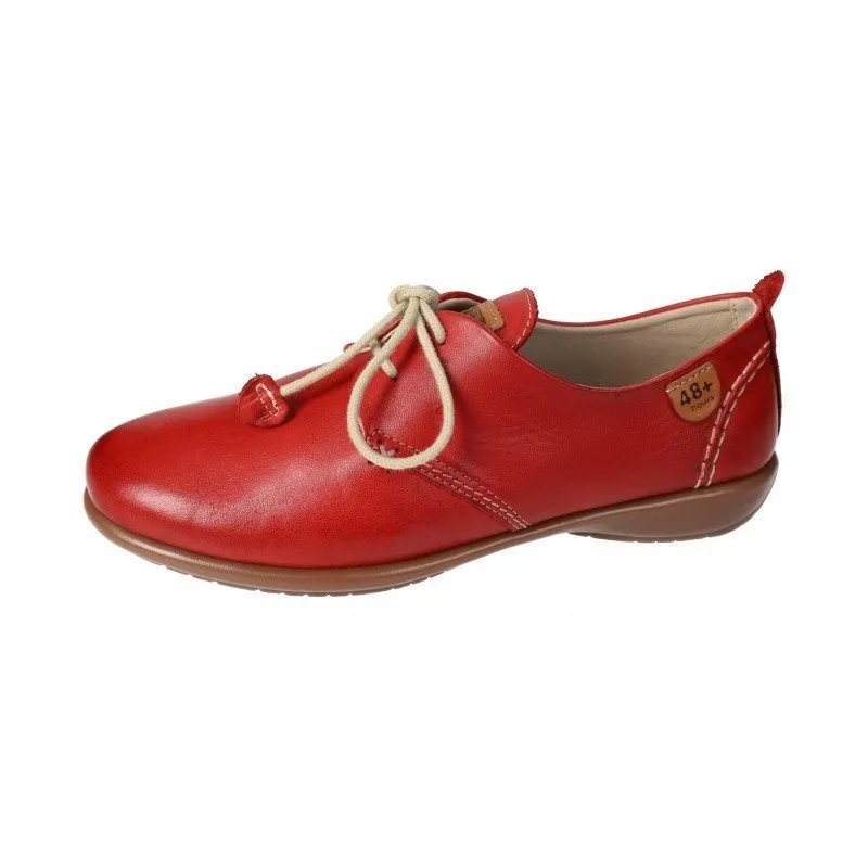 310102/40 BLUCHER DE PIEL color ROJO