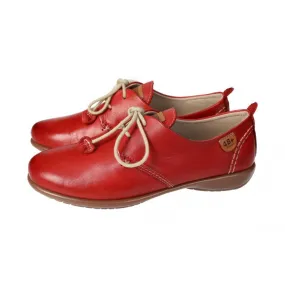 310102/40 BLUCHER DE PIEL color ROJO