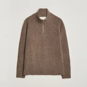 A Day's March Cullen Lambswool Sweater in Dark Taupe