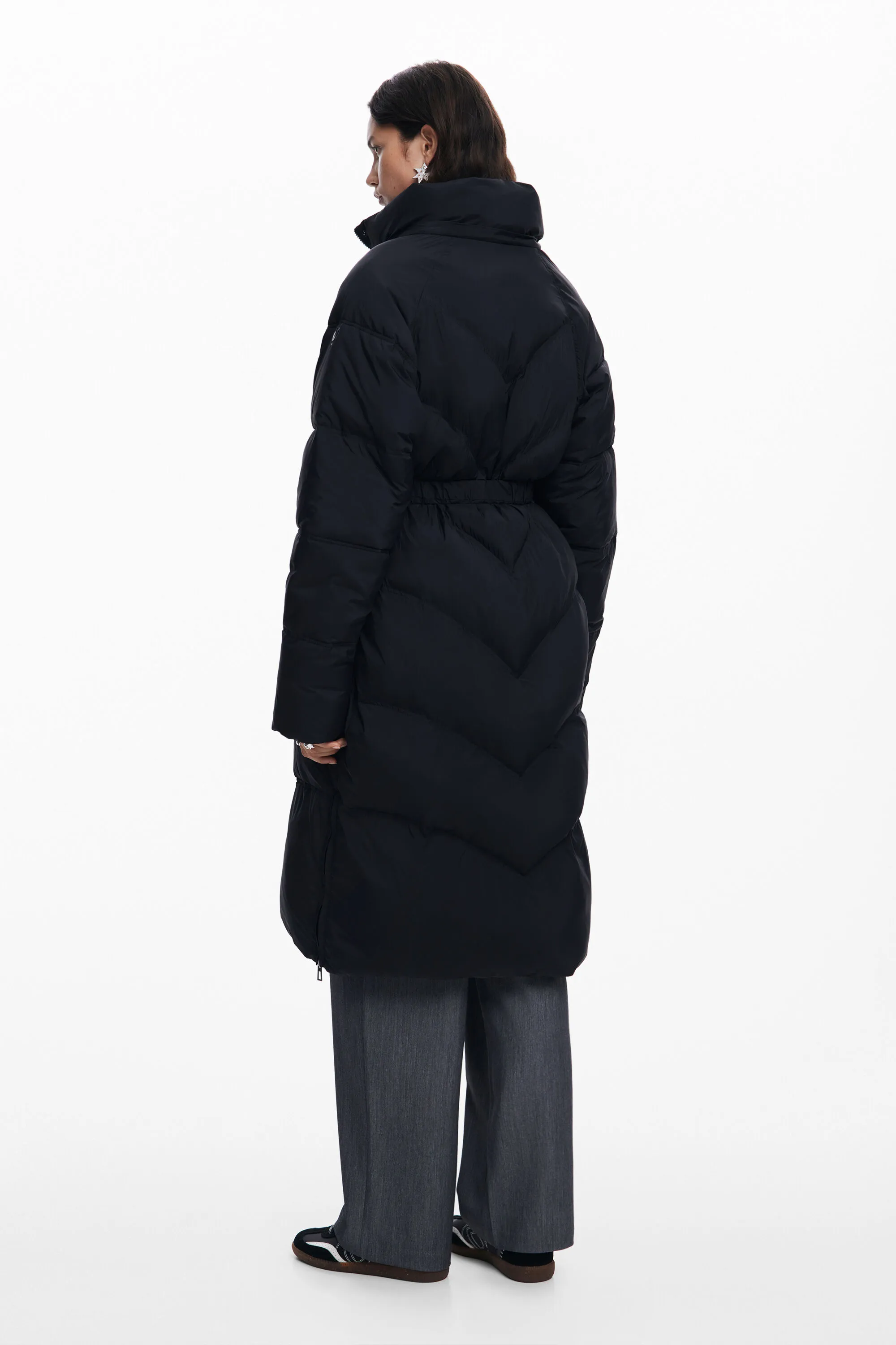 Long Quilted Coat