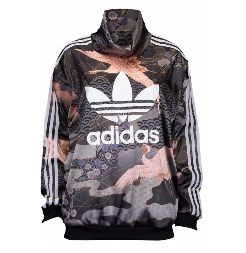 Adidas Originals Rita Ora Kimono Print Sweater (Multicolor/White)