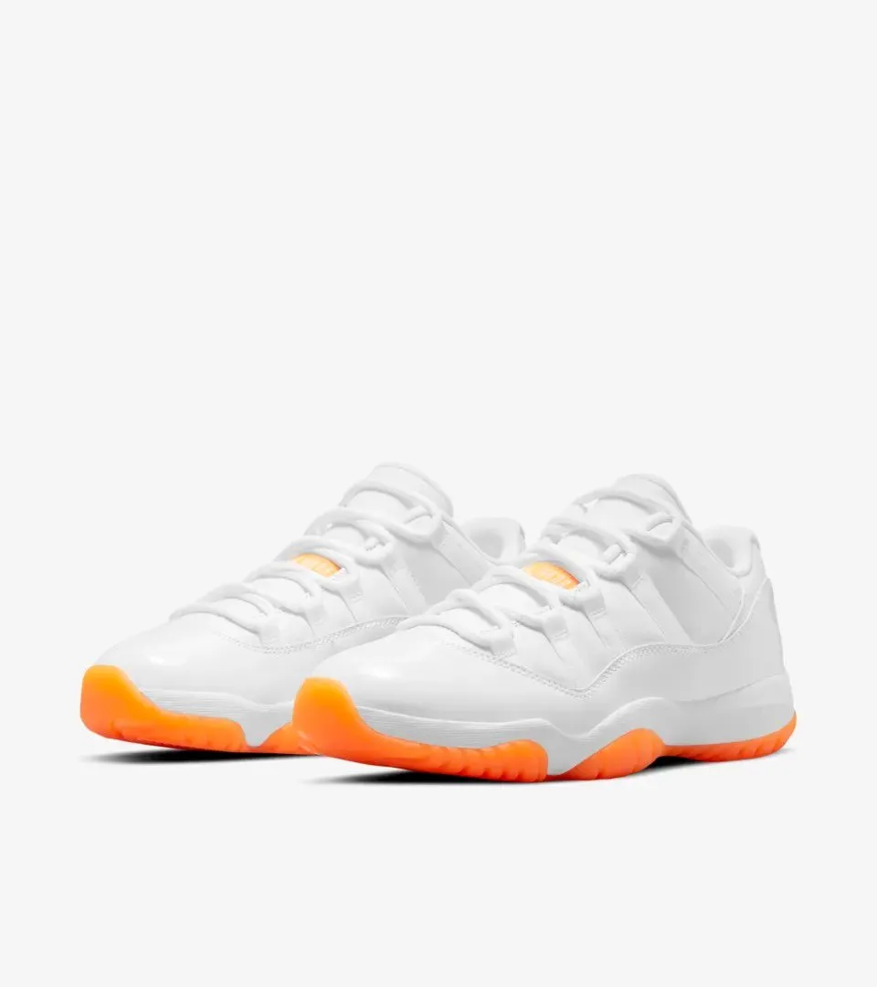 AIR JORDAN 11 NARANJA BLANCO