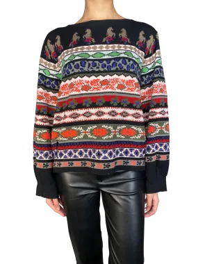 ALDO MARTINS Sweater with Horse Print - Shop Now.