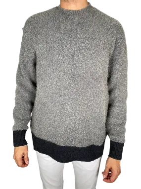 ALLSAINTS Black Knit Tremett Crewneck Sweater