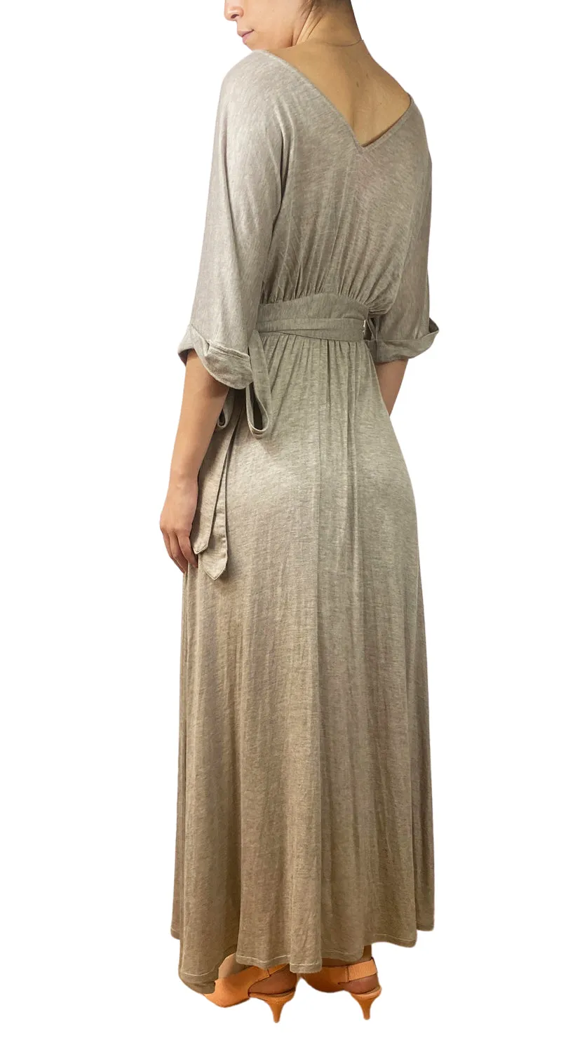 ALMABAR Wrap Dress Gris