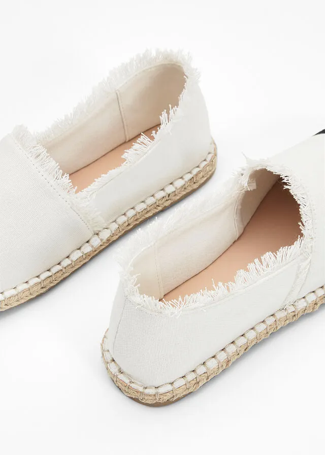 beige black espadrilles