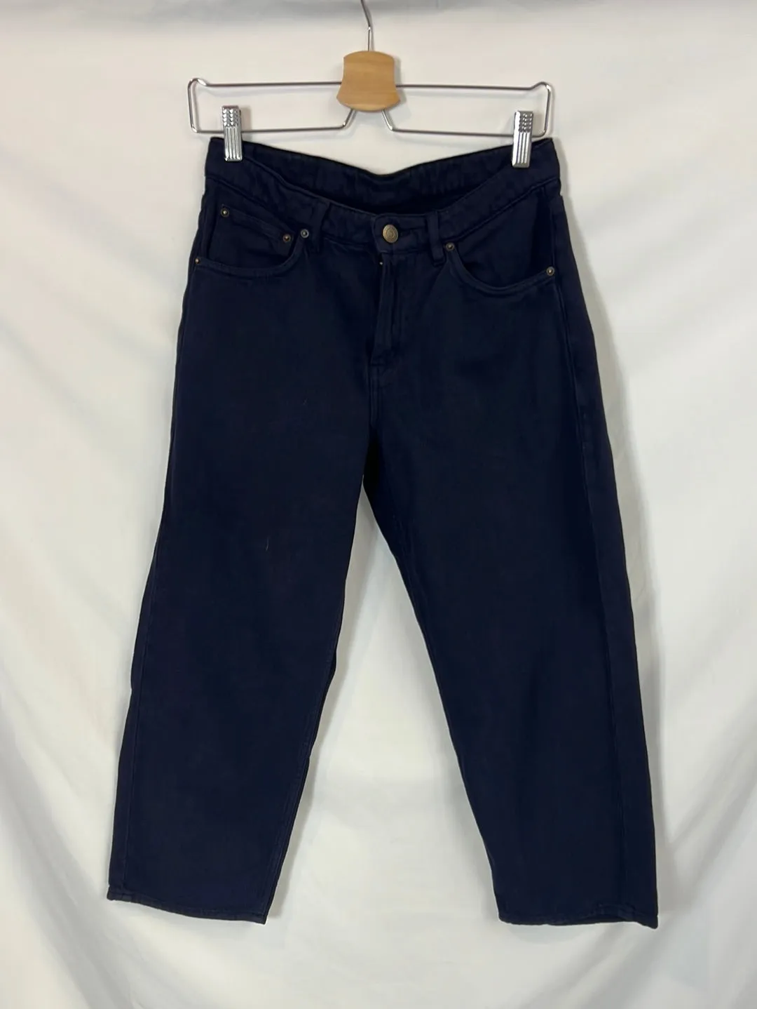 AMERICAN VINTAGE. Denim cropped azul . T 27