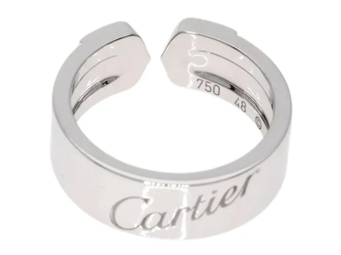 Anillo Cartier 2C Firma Edición Limitada 2007 en Oro Blanco de 18K 