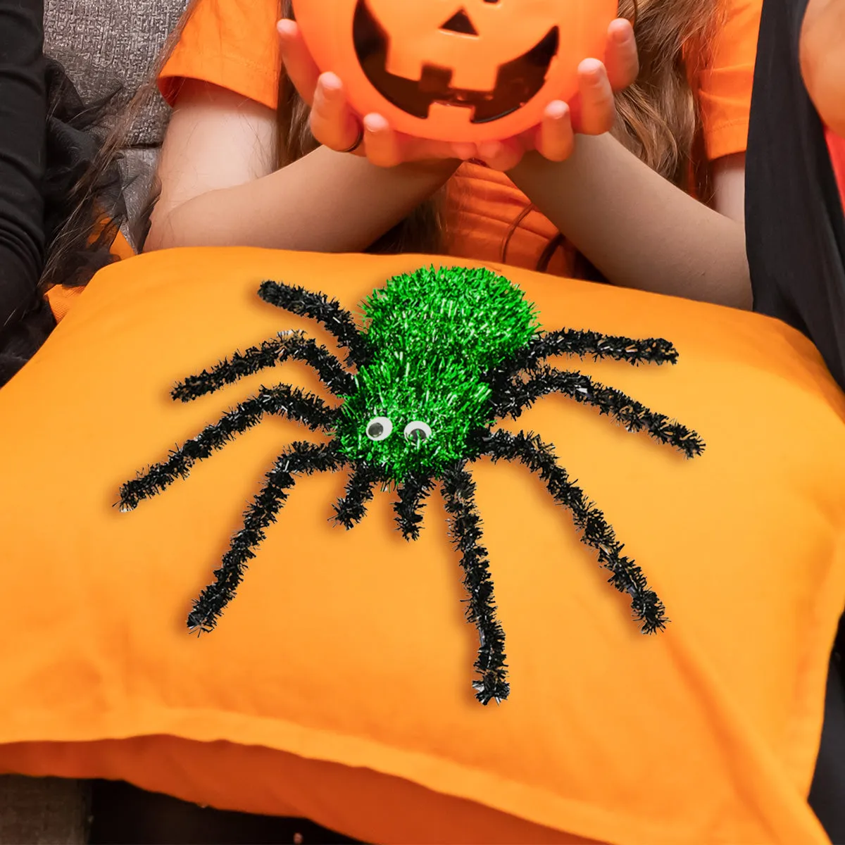 Araa de Tinsel color Verde para Halloween