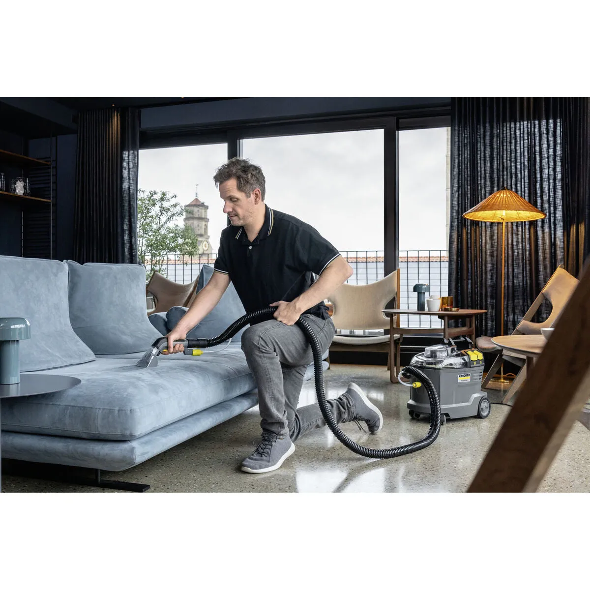 Aspirateur Kärcher Puzzi 8/1 Jaune Noir Gris 1200 W