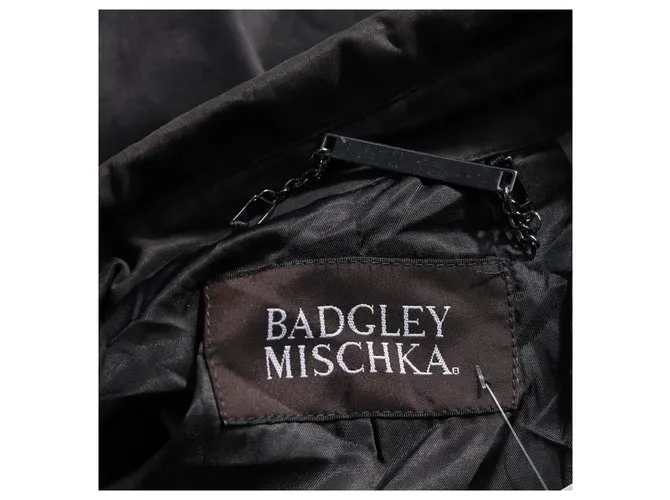 Badgley Mischka Gabardinas Gris antracita 