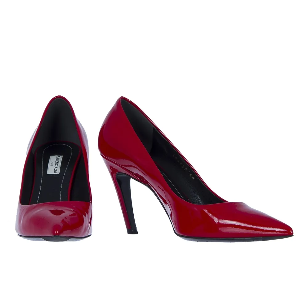 Balenciaga Zapatos Salón Charol Rojo T40