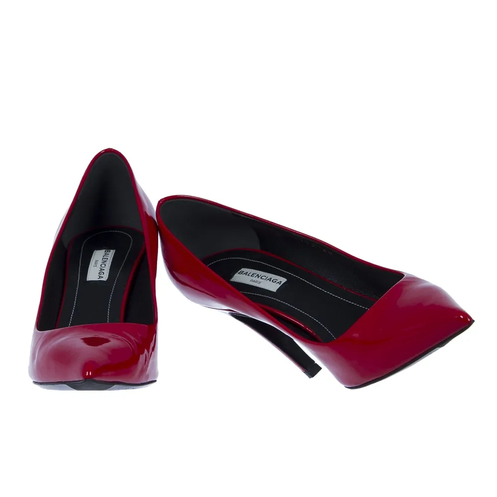 Balenciaga Zapatos Salón Charol Rojo T40