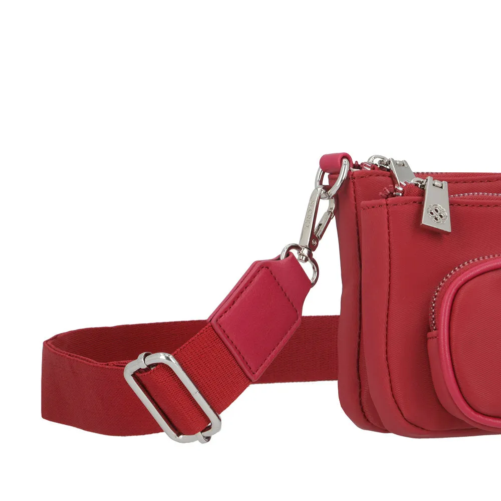 BANDOLERA MYKONOS SS25 ROJO XS