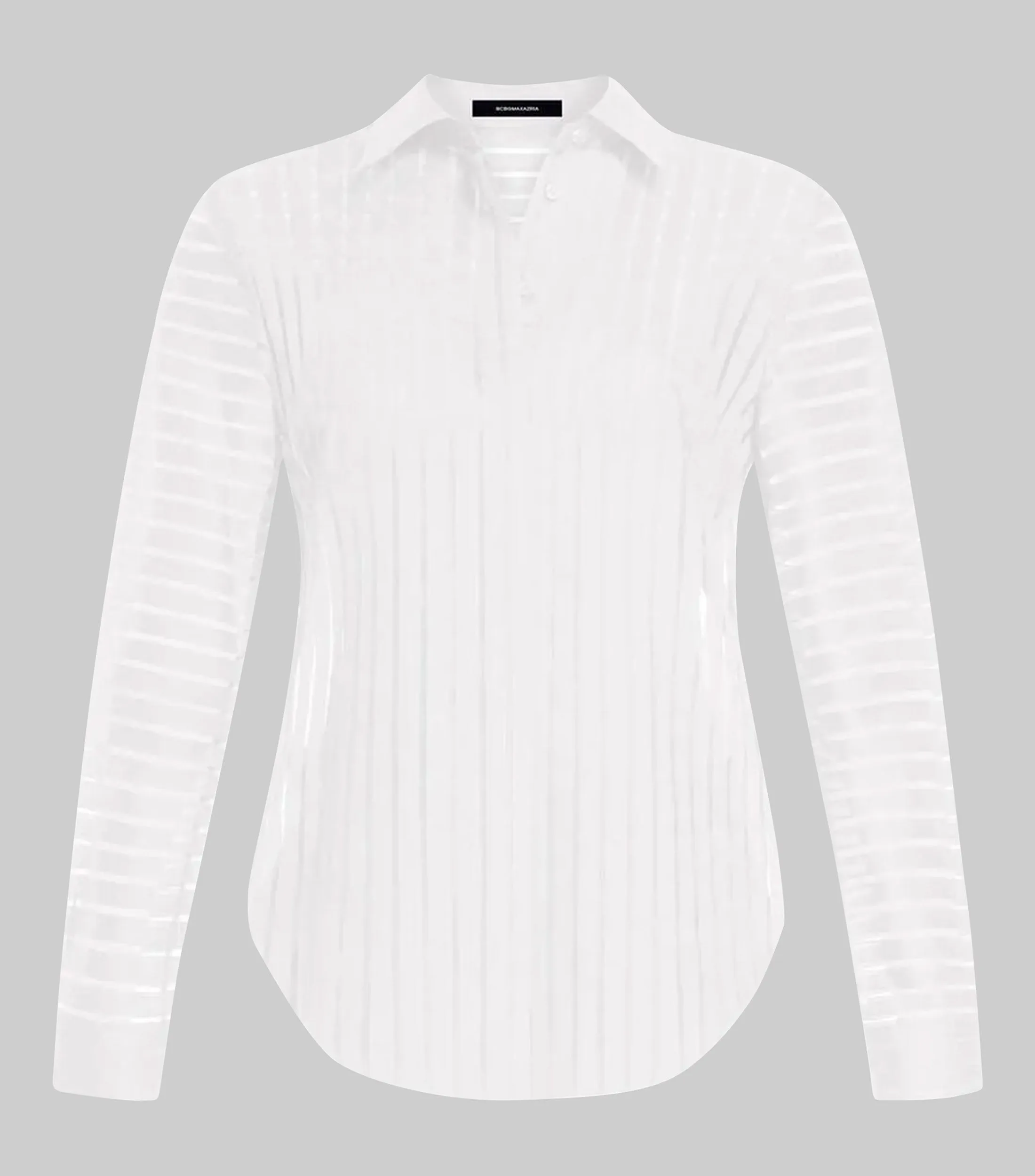 BCBGMAXAZRIA Blusa Manga Larga Mujer