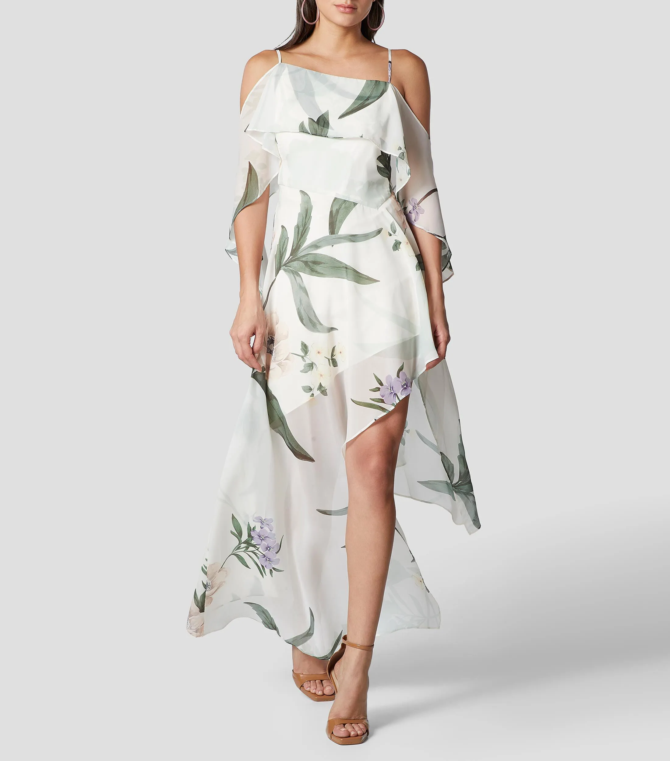 BCBGMAXAZRIA Vestido Corto Estampado Mujer