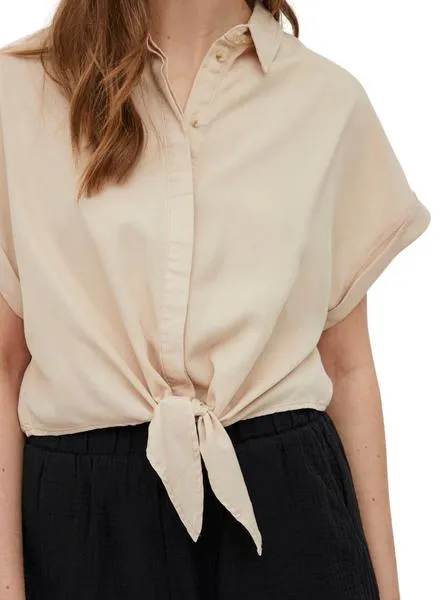 Beige Women's Shirt Vila Mandy Listi.