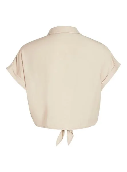 Beige Women's Shirt Vila Mandy Listi.