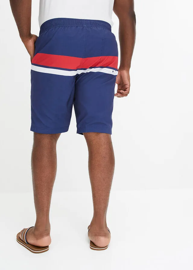 Blue Bermuda shorts oxford.