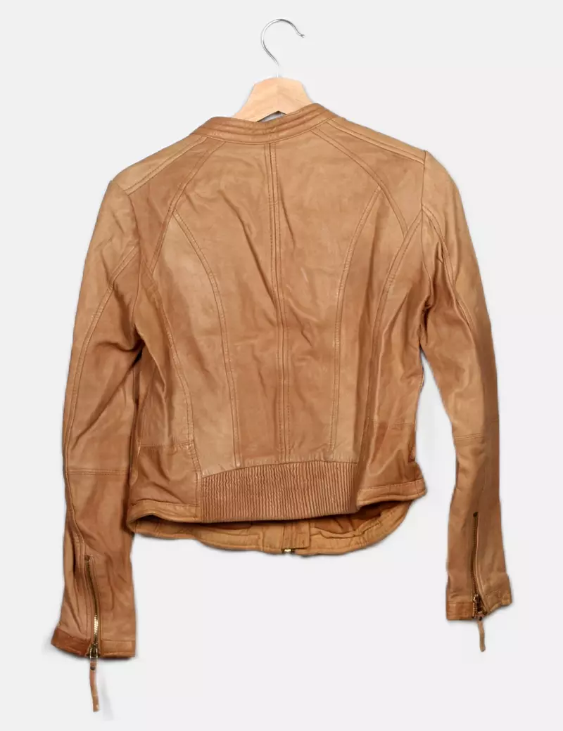 Bershka Leather Biker Jacket