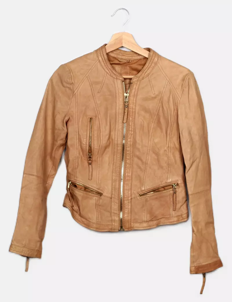 Bershka Leather Biker Jacket