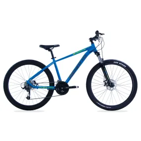 Bicicleta BENOTTO Montaa FS-750 R27.5 24V. FS Frenos Doble Disco Mecanico Aluminio Azul Medio/Gris Oscuro Talla:UN