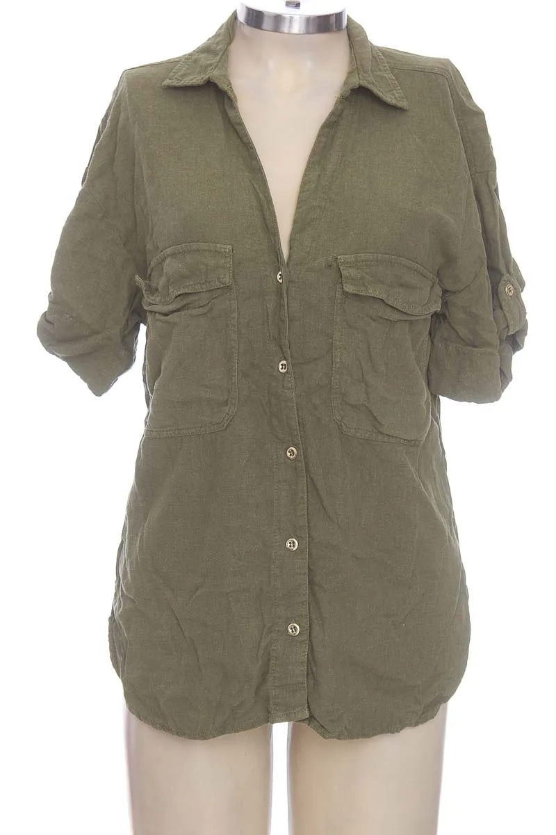 Zara Green Colored Blouse