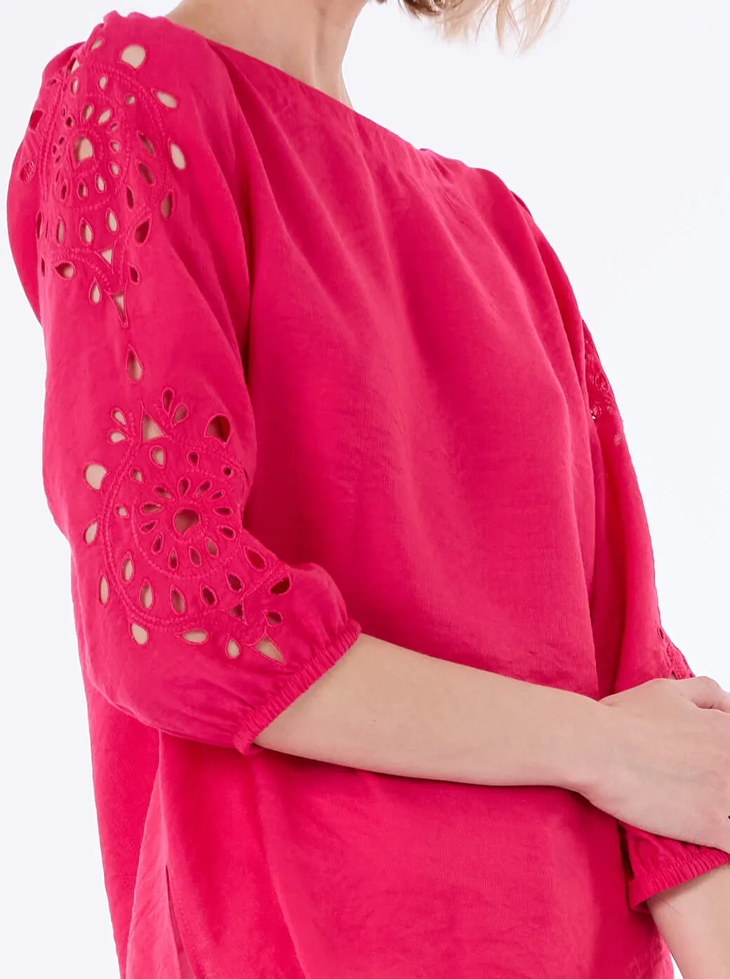 Blusa fucsia Leonor