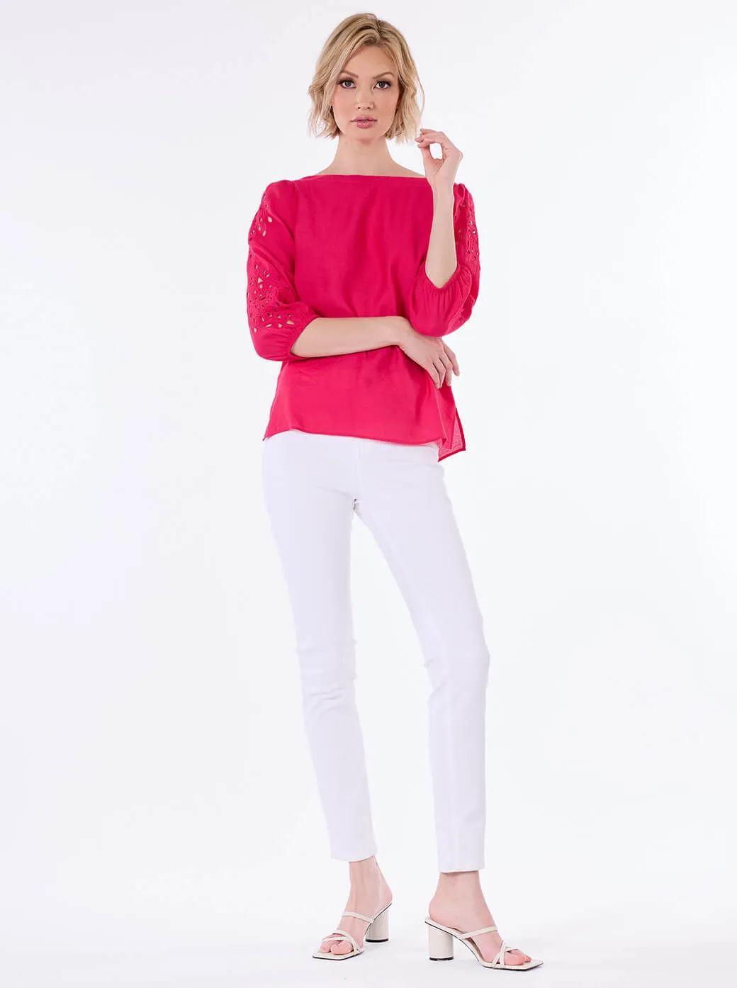 Blusa fucsia Leonor