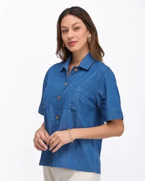 Blusa Mujer Arita Medium Wash