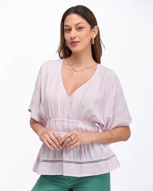 Blusa Mujer Roberta Lila Frío