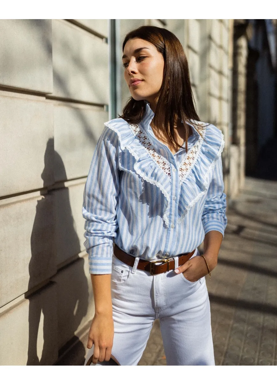 Alba Striped Blouse