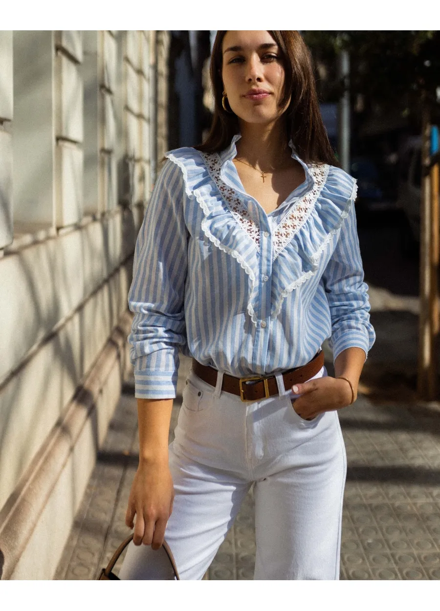 Alba Striped Blouse