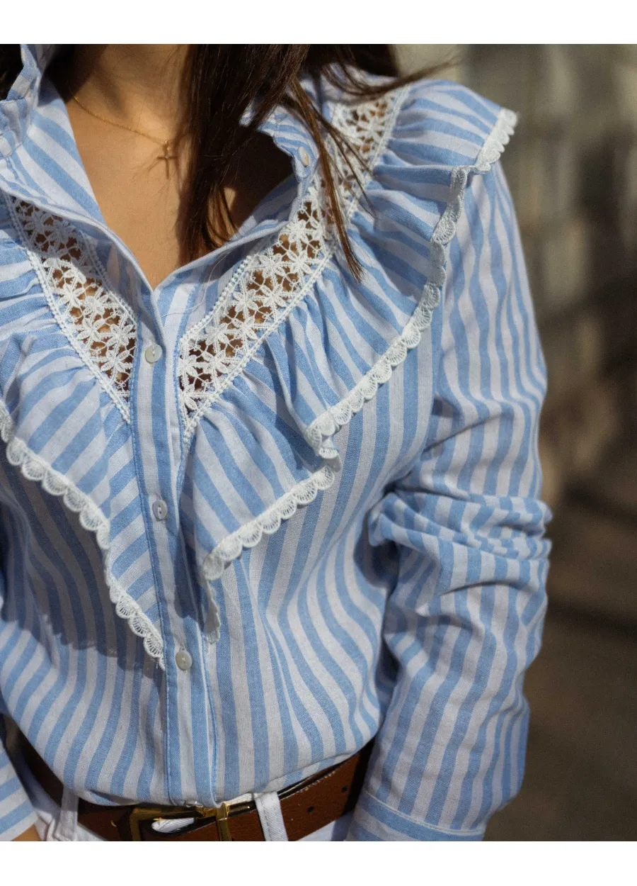 Alba Striped Blouse