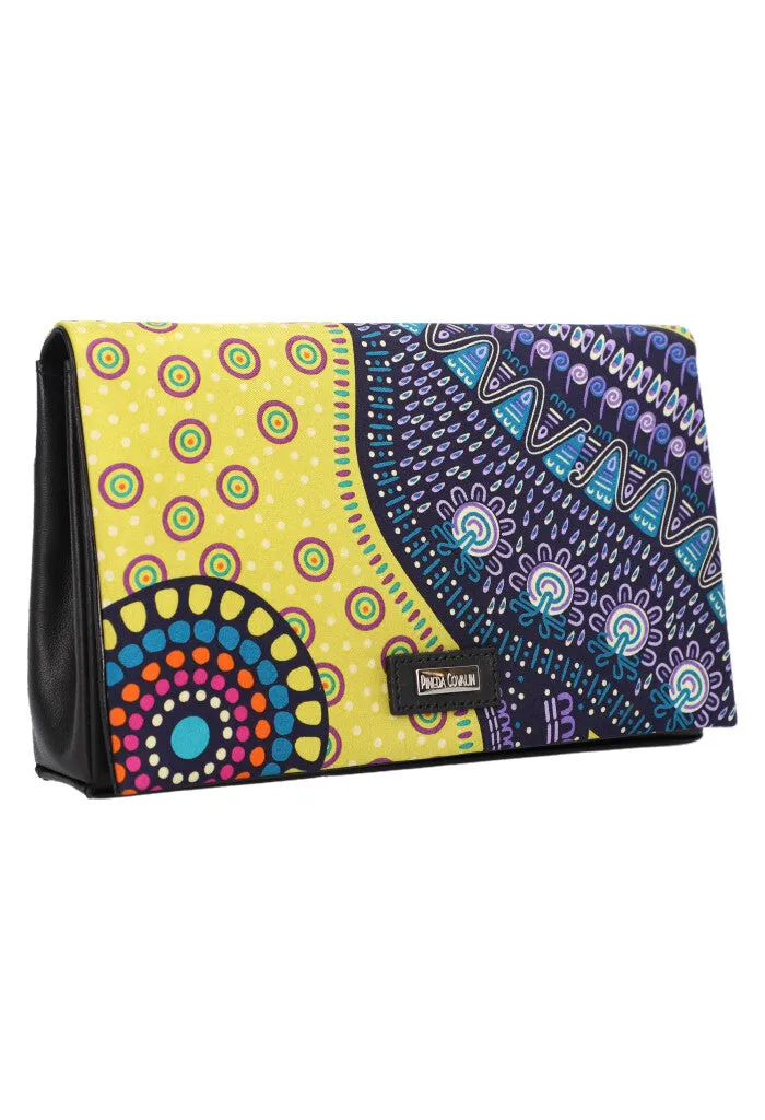 Bolsa Hook Cadena Negro Día Muertos Mictlán Morado