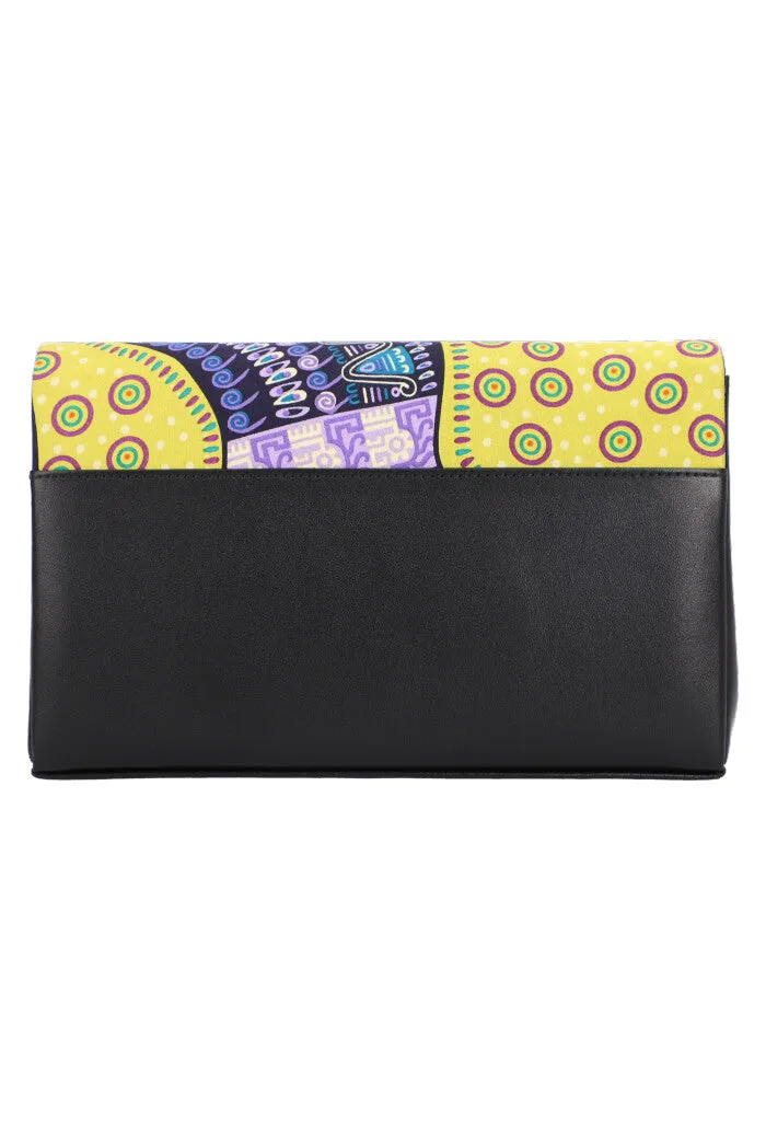 Bolsa Hook Cadena Negro Día Muertos Mictlán Morado