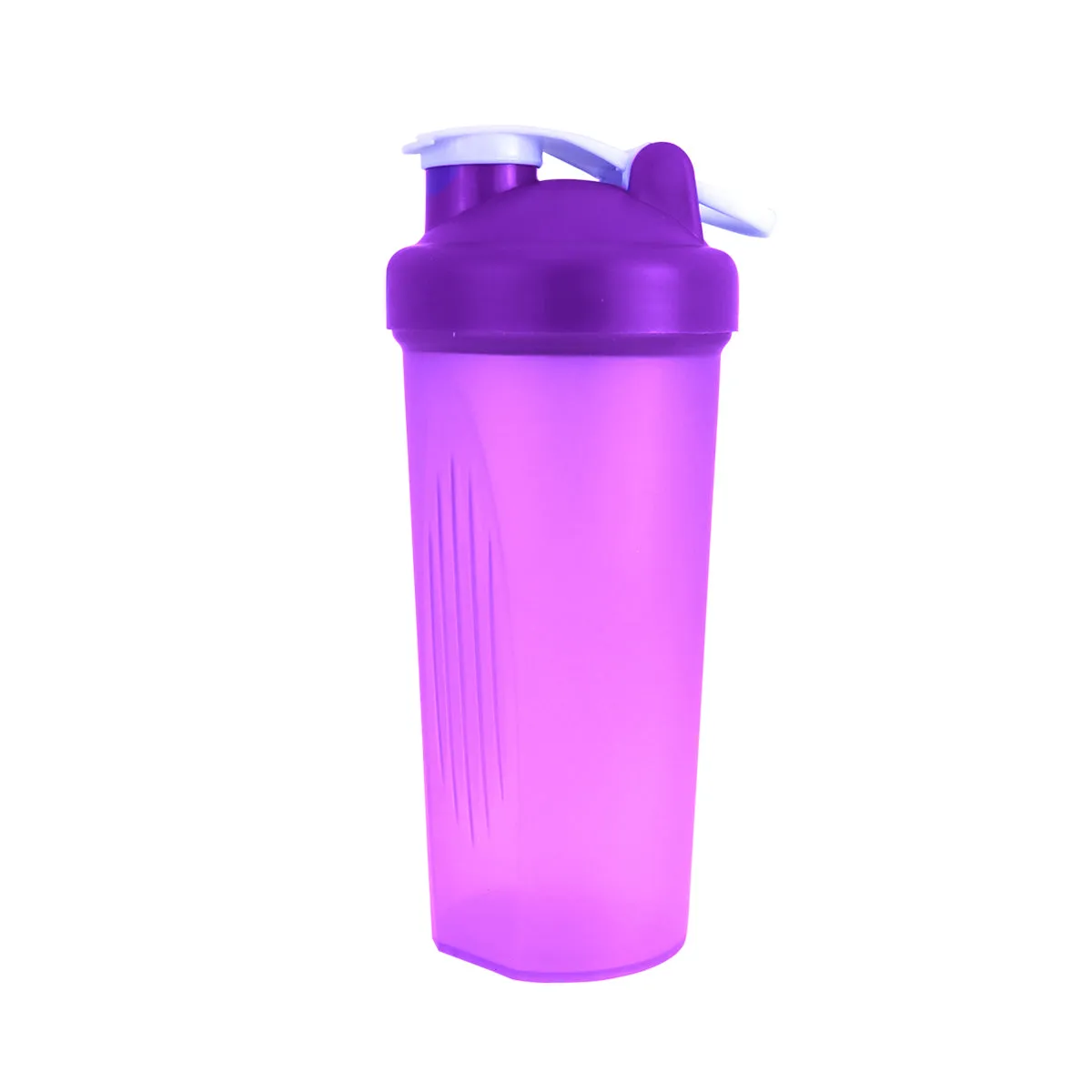 Botella Shaker Color Morado, 600 ml