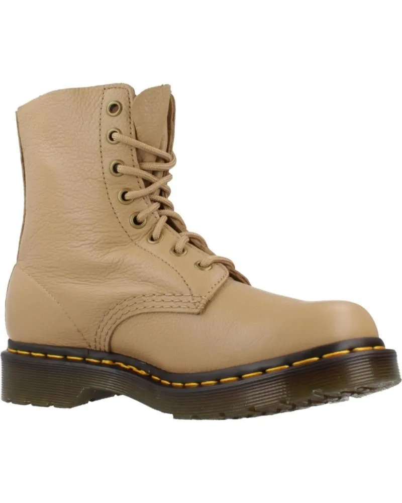 Botines DR MARTENS  de Mujer BOTINES MUJER MODELO 1460 PASCAL COLOR MARRON CLARO  SVNHTN