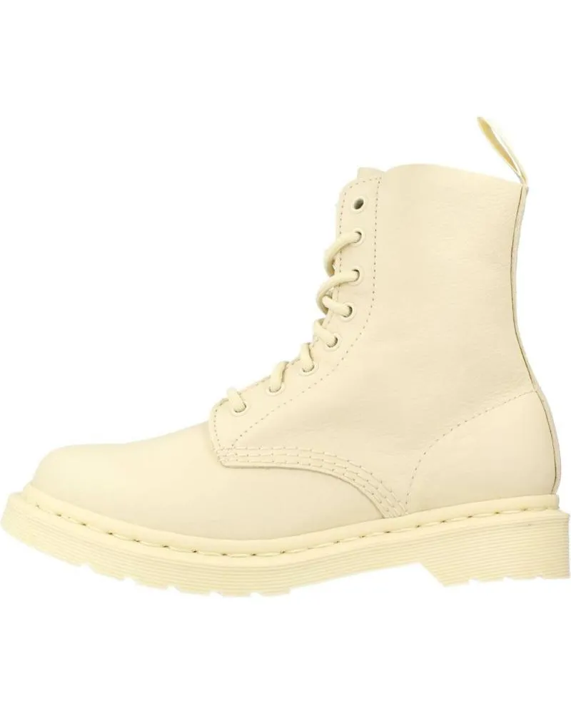 Botines DR MARTENS  de Mujer BOTINES MUJER MODELO PASCAL MONO TOILE CRE COLOR AMARILLO CR  CREAM