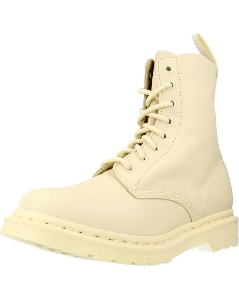 Botines DR MARTENS  de Mujer BOTINES MUJER MODELO PASCAL MONO TOILE CRE COLOR AMARILLO CR  CREAM