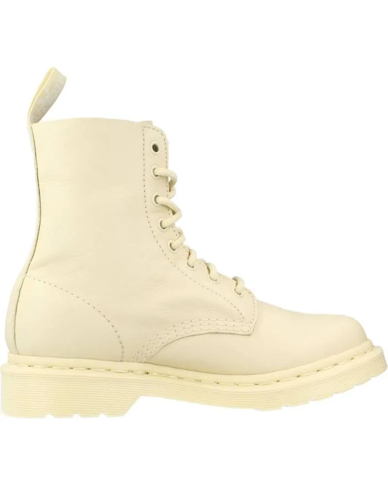 Botines DR MARTENS  de Mujer BOTINES MUJER MODELO PASCAL MONO TOILE CRE COLOR AMARILLO CR  CREAM