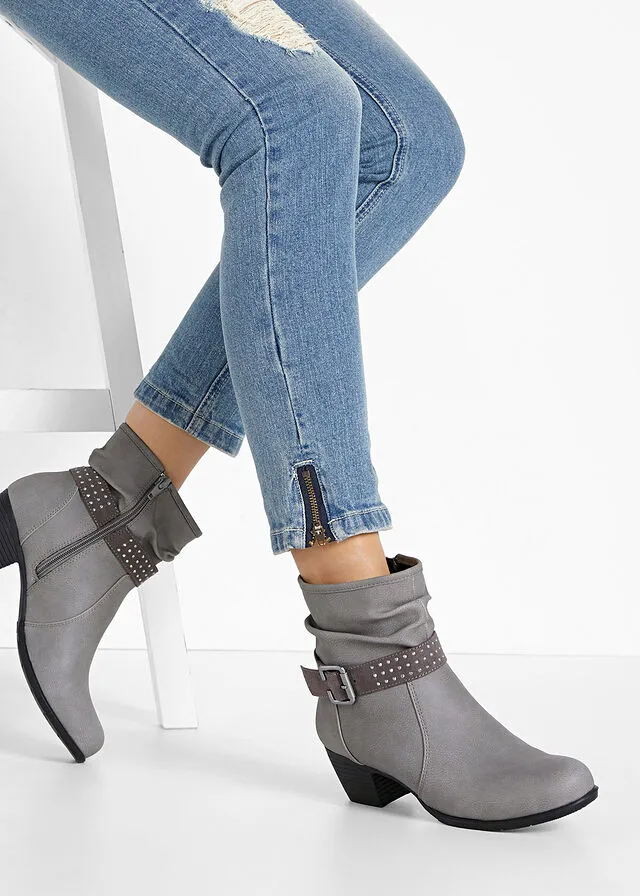 Dark Gray Boots