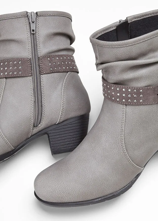 Dark Gray Boots