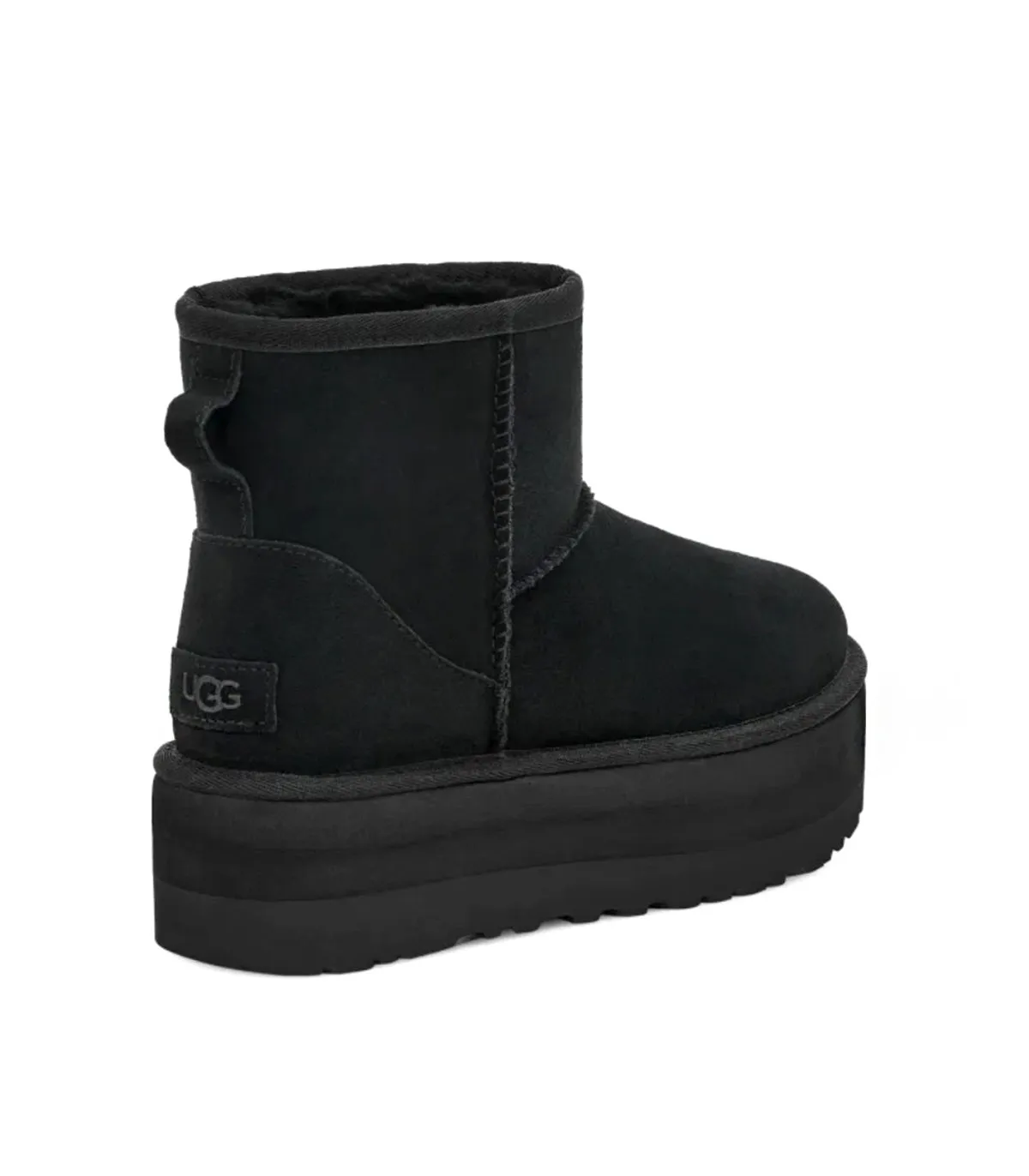 Women's Classic Mini Platform Black Booties