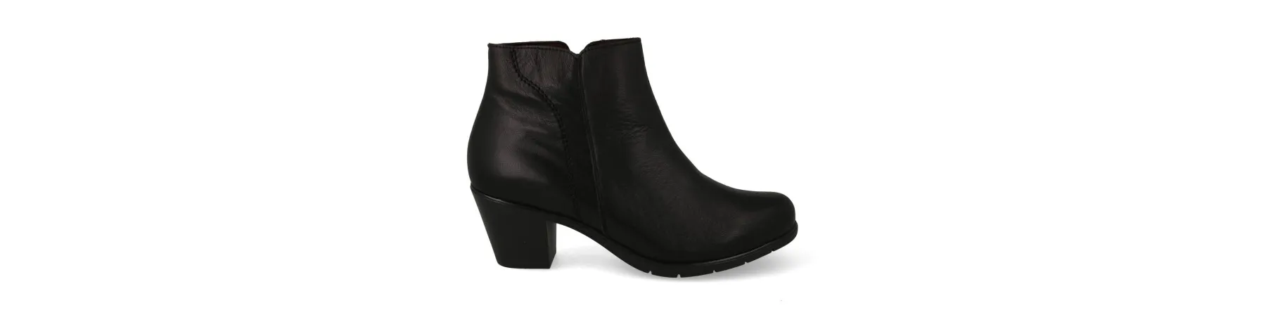 BOTINES MUJER NEGROS PIEL MOD. BRETAÑA NE