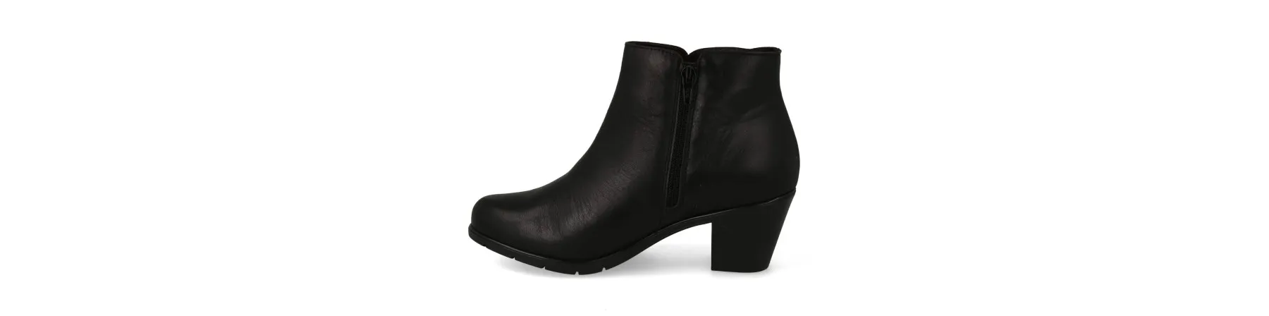 BOTINES MUJER NEGROS PIEL MOD. BRETAÑA NE