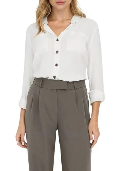 Camisa blanca mujer Yasmin, solo ¡Compra ahora!